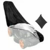 SINCèREETALI Couverture Tondeuse à Gazon Housse De Tondeuse à Gazon Protection Pour Tondeuse Noir 74×39×25 Inches