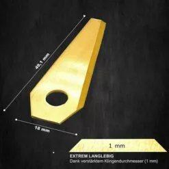 GroupM Carton écologique Doré Avec 18 Pièces De Lames De Tondeuse Robotique Pour Tondeuses à Gazon Automatiques 8 GroupM Carton écologique Doré Avec 18 Pièces De Lames De Tondeuse Robotique Pour Tondeuses à Gazon Automatiques -Tondeuse Et Accessoires Boutique 63894715 2