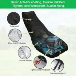 BENOBBY KIDS Housse De Protection Pour Tondeuse à Gazon 210D En Tissu Oxford Pour Tondeuse à Gazon, Housse De Protection Pour La Plupart Des Modèles De Tondeuses à Gazon(188*63.5*99cm) 9 BENOBBY KIDS Housse De Protection Pour Tondeuse à Gazon 210D En Tissu Oxford Pour Tondeuse à Gazon, Housse De Protection Pour La Plupart Des Modèles De Tondeuses à Gazon(188*63.5*99cm) -Tondeuse Et Accessoires Boutique 64106313 3