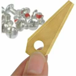 CARILLONSàVENT Carivent 30pcs Lames De Rechange Pour Bosch Titane Accessoires Pour Tondeuses Robot+ 30pcs Vis -Tondeuse Et Accessoires Boutique 64142435 3