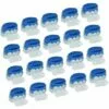 HABIENTôT 20 Pièces Connecteurs De Câble Remplis Des Résines, Connecteurs Pour Câble Périphérique, 314 Connecteurs De Câble Étanche 3 Trous, Parfait Pour Jardin & Extérieur Et Tondeuse Robot Bleu + Blanc，Oi-FRIS -Tondeuse Et Accessoires Boutique 64497049 1