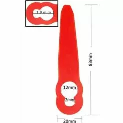 L'FLANEUR 100 Pièces Accessoires De Lames En Plastique De Remplacement Pour STIHL Polycut 2-2 FSA 45 Tondeuse à Gazon Coupe-herbe ANEUR -Tondeuse Et Accessoires Boutique 65362322 4