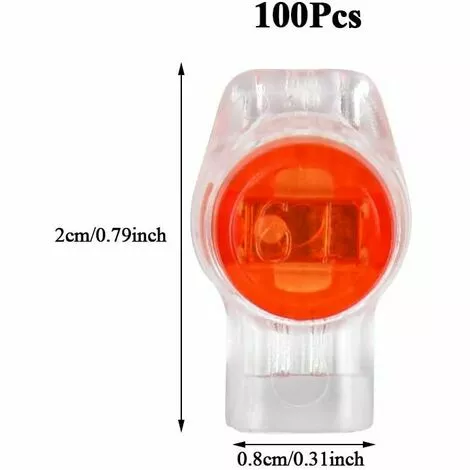 100pcs Scotchlok UY Connecteur Etanche,Connecteurs De CâBle Remplis Des RéSines Colliers De Connexion Pour Jardin & ExtéRieur La Tondeuse à Gazon Robotique S'arêern 4 100pcs Scotchlok UY Connecteur Etanche,Connecteurs De CâBle Remplis Des RéSines Colliers De Connexion Pour Jardin & ExtéRieur La Tondeuse à Gazon Robotique S'arêern – Image 2