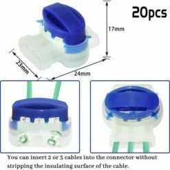 20 Pièces Serre-câbles Connecteur De Câble, Connecteur De Câble étanche Accessoires De Câble Polyvalents Avec Gel Pour Jardin Extérieur Et Tondeuse à Gazon Robot S'arêern 10 20 Pièces Serre-câbles Connecteur De Câble, Connecteur De Câble étanche Accessoires De Câble Polyvalents Avec Gel Pour Jardin Extérieur Et Tondeuse à Gazon Robot S'arêern -Tondeuse Et Accessoires Boutique 65364811 4