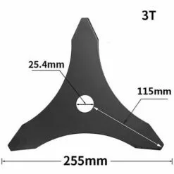 BDD Accessoires De Jardin Lame De Tondeuse à Gazon Lame De Scie Triangulaire (Noir) -Tondeuse Et Accessoires Boutique 65374154 4