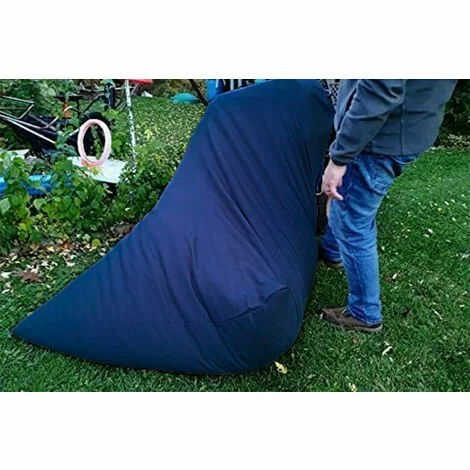 GALOZZOIT Sac à Feuilles Pour Tracteur à Gazon, Feuilles De Pelouse Sac De Collecte Des Déchets Sac De Rangement Pour Outils De Nettoyage De Jardin, Collecte Rapide Et Facile Des Feuilles 97 X 55 Pouces Bleu Royal 6 GALOZZOIT Sac à Feuilles Pour Tracteur à Gazon, Feuilles De Pelouse Sac De Collecte Des Déchets Sac De Rangement Pour Outils De Nettoyage De Jardin, Collecte Rapide Et Facile Des Feuilles 97 X 55 Pouces Bleu Royal – Image 4
