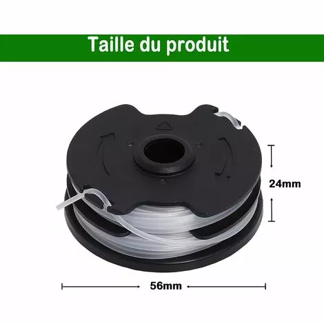 OSQI Lot De 6 Bobines De Rechange Pour Débroussailleuse Sans Fil Parkside PRTA 20-Li C3 IAN351753 4 OSQI Lot De 6 Bobines De Rechange Pour Débroussailleuse Sans Fil Parkside PRTA 20-Li C3 IAN351753 – Image 2