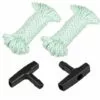 OSQI Lot De 2 Cordes De Démarrage De 10 M (diamètre : 3 Mm), Corde De Traction Avec 2 Poignées De Démarrage Pour Tondeuse à Gazon Husqvarna Stihl Poulan - Vert -Tondeuse Et Accessoires Boutique 65502507 1