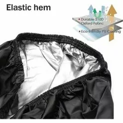 FUHUIDATRADING Housse De Protection étanche Pour Tondeuse à Gazon D'extérieur Housse De Protection Pour Tondeuse à Gazon Pour Tracteur De Jardin Autoporté (Size : L) -Tondeuse Et Accessoires Boutique 65634243 3