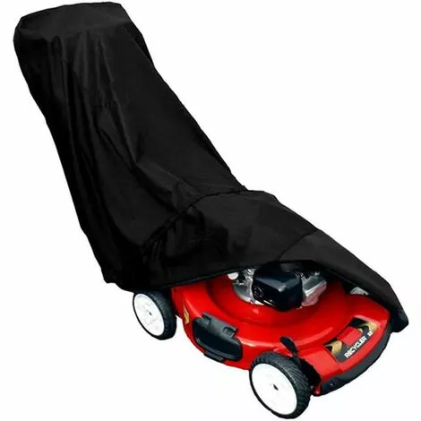 FUHUIDATRADING Housse De Tondeuse À Gazon Étanche 210D Enduit De Polyester Anti-poussière Tous Temps Anti-UV Housse De Protection Pour Tondeuse À Gazon Avec Sac De Rangement 3 FUHUIDATRADING Housse De Tondeuse À Gazon Étanche 210D Enduit De Polyester Anti-poussière Tous Temps Anti-UV Housse De Protection Pour Tondeuse À Gazon Avec Sac De Rangement