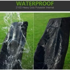 FUHUIDATRADING Housse De Protection Pour Tondeuse à Gazon Etanche, Anti-poussière Anti-UV Housse De Tondeuse à Gazon Pour Extérieur Jardin Pelouse Avec Sac De Stockage 193 * 63 * 144 * 111 CM -Tondeuse Et Accessoires Boutique 65634648 5