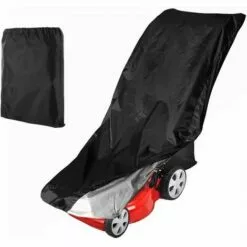 LUCKY-88 Housse De Tondeuse à Gazon Noir