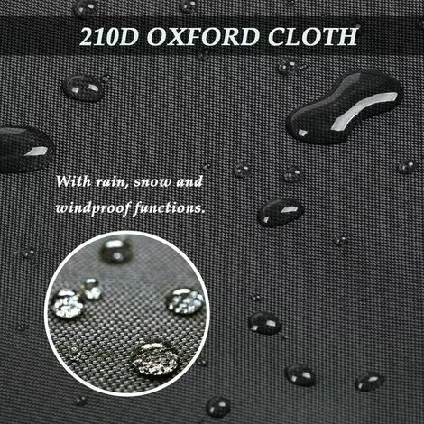 LUCKY-88 Housse De Tondeuse à Gazon Noir 4 LUCKY-88 Housse De Tondeuse à Gazon Noir – Image 2