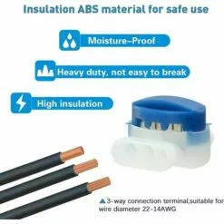 KAEJYIUT Lot De 50 Connecteurs De Cable Remplis Des Résines Pour Robot Tondeuse Automower -Tondeuse Et Accessoires Boutique 65811197 5