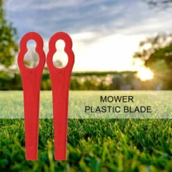FVBJD Tondeuse à Gazon En Plastique De Couleur Tondeuse à Gazon De Jardin Coupe-herbe Lame De Coupe En Plastique Clé En Forme De Gourde Couteau De Tondeuse à Gazon(Rouge/100pcs） -Tondeuse Et Accessoires Boutique 65855461 4