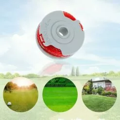 DONTODENT Bobine De Ligne De Rechange Pour Débroussailleuse, Bobine D'alimentation Automatique De 1,5 Mm Et Bobines De Rechange Pour Débroussailleuse à Double Ligne Compatible Avec Flymo Fly021 (4) Bett -Tondeuse Et Accessoires Boutique 66134308 3