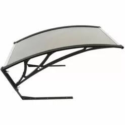 OOBEST Garage Pour Robots Tondeuses, Protection Anti-UV, Résistant Aux Intempéries, 100*78*50cm, Polycarbonate, Marron