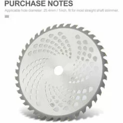 LIFCAUSAL Tête De Tondeuse Lame De Coupe Tête De Tondeuse à Gazon Extérieure En Alliage Outil De Mangeur De Tête De Tondeuse Pour Remplacement De Tondeuse à Gazon à Arbres Droits 80T 0.4 -Tondeuse Et Accessoires Boutique 66372865 4