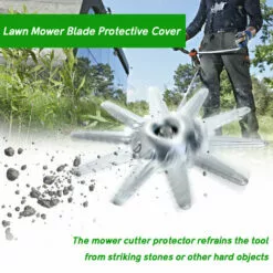 LIFCAUSAL Tondeuse à Gazon Lame Housse De Protection Métal Tondeuse à Gazon Accessoires 4 Temps Sac à Dos Débroussailleuse Lame Housses De Protection -Tondeuse Et Accessoires Boutique 66372996 5