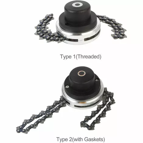 LIFCAUSAL Tête De Tondeuse Avec Lame De Coupe-chaîne à Bobine Tête De Tondeuse à Gazon D'extérieur Outil De Mangeur De Tête De Tondeuse En Acier Pour Remplacement De Tondeuse à Gazon à Arbres Droits 4 LIFCAUSAL Tête De Tondeuse Avec Lame De Coupe-chaîne à Bobine Tête De Tondeuse à Gazon D'extérieur Outil De Mangeur De Tête De Tondeuse En Acier Pour Remplacement De Tondeuse à Gazon à Arbres Droits – Image 2