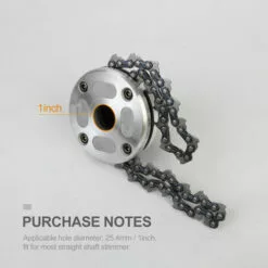 LIFCAUSAL Tête De Tondeuse Avec Lame De Coupe-chaîne à Bobine Tête De Tondeuse à Gazon D'extérieur Outil De Mangeur De Tête De Tondeuse En Acier Pour Remplacement De Tondeuse à Gazon à Arbres Droits 10 LIFCAUSAL Tête De Tondeuse Avec Lame De Coupe-chaîne à Bobine Tête De Tondeuse à Gazon D'extérieur Outil De Mangeur De Tête De Tondeuse En Acier Pour Remplacement De Tondeuse à Gazon à Arbres Droits -Tondeuse Et Accessoires Boutique 66373087 4