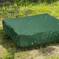 PESCE Housse De Bac à Sable, Housse De Protection Carrée Pour Le Sable Et Les Jouets à L'abri De La Poussière Et De La Pluie, Auvent De Bac à Sable Avec Cordon De Serrage, Couverture De Piscine Pour Bac à Sable -Tondeuse Et Accessoires Boutique 66652228 3