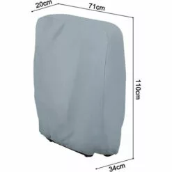 PESCE Couverture De Chaise Pliante Extérieure Zéro Gravité Imperméable à L'eau Anti-poussière Pelouse Meubles De Patio Couvre Tous Les Temps Résistants -Tondeuse Et Accessoires Boutique 66652291 5