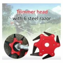 BF Trou De Montage 25 Mm Tête De Coupe à Six Feuilles Tête D'herbe Accessoires De Tondeuse à Gazon Lame De Débroussailleuse Coupe-herbe De Désherbage Universel -Tondeuse Et Accessoires Boutique 66764020 4