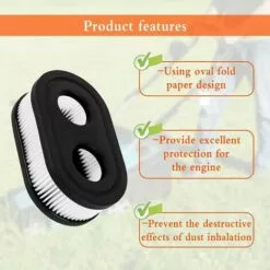 OCXIN Bougies D'allumage De Filtre à Air Pour Briggs & Stratton Viking Tondeuse à Gazon Pièces De Rechange Engine Series 550E 550EX 675 Eco-Plus 575EX Series 798339 798452 593260 Engine 4247 5432 5432K (2 Pièces) -Tondeuse Et Accessoires Boutique 66859634 3