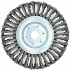 OCXIN Brosse De Désherbage Brosse De Désherbage Disque Métallique Torsadé Roue De Désherbage Disque De Désherbage Tête De Désherbage Brosse De Désherbage Disque De Désherbage Diamètre 200 Mm Trou De 25,4 Mm (8 Pouces) -Tondeuse Et Accessoires Boutique 67279576 4