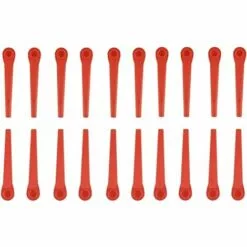 REGALOS Lot De 100 Lames En Plastique Compatibles Avec Coupe-Bordure Gardena, Lames De Rechange Pour Coupe-Bordures Gardena Et Coupe-Bordures Sans Fil.Lame En Plastique à Tête Hexagonale