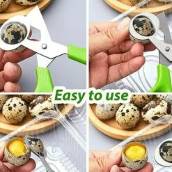 THSINDE Lot De 4 Ciseaux à œufs De Caille, Ciseaux à œufs De Caille En Acier Inoxydable, Petits Ciseaux à œufs De Caille -Tondeuse Et Accessoires Boutique 67503636 3