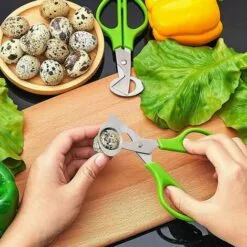 THSINDE Lot De 4 Ciseaux à œufs De Caille, Ciseaux à œufs De Caille En Acier Inoxydable, Petits Ciseaux à œufs De Caille -Tondeuse Et Accessoires Boutique 67503636 5