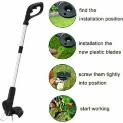 OYLDA 50PCS Lame De Coupe En Plastique Pour Tondeuse à Gazon Compatible Avec La Débroussailleuse, Rouge -Tondeuse Et Accessoires Boutique 68139800 3