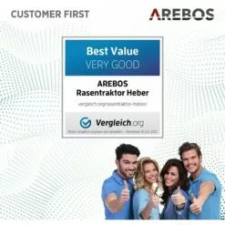 AREBOS Lève-tondeuse Tracteur-tondeuse Dispositif De Levage Cric | 450 Kg | Angle D'inclinaison à Environ 45° | Rouge | Stable Et Solide - Rouge 11 AREBOS Lève-tondeuse Tracteur-tondeuse Dispositif De Levage Cric | 450 Kg | Angle D'inclinaison à Environ 45° | Rouge | Stable Et Solide - Rouge -Tondeuse Et Accessoires Boutique 7557616 5