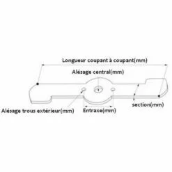 Lame Autoportée John Deere 54cm 5 Lame Autoportée John Deere 54cm -Tondeuse Et Accessoires Boutique 8895930 2