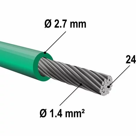 WILTEC Câble Périphérique 250m 2,7mm Installation Robot-tondeuse Fil CCA Délimitation Jardin Zone Tonte 6 WILTEC Câble Périphérique 250m 2,7mm Installation Robot-tondeuse Fil CCA Délimitation Jardin Zone Tonte – Image 4