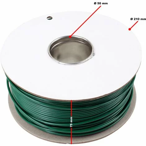 WILTEC Câble Périphérique 150m 2,7mm Installation Robot-tondeuse Fil CCA Délimitation Jardin Zone Tonte 7 WILTEC Câble Périphérique 150m 2,7mm Installation Robot-tondeuse Fil CCA Délimitation Jardin Zone Tonte – Image 5